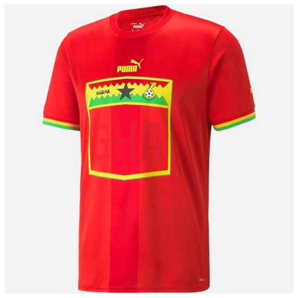 Tailandia Camiseta Ghana Segunda equipo 2022 Rojo